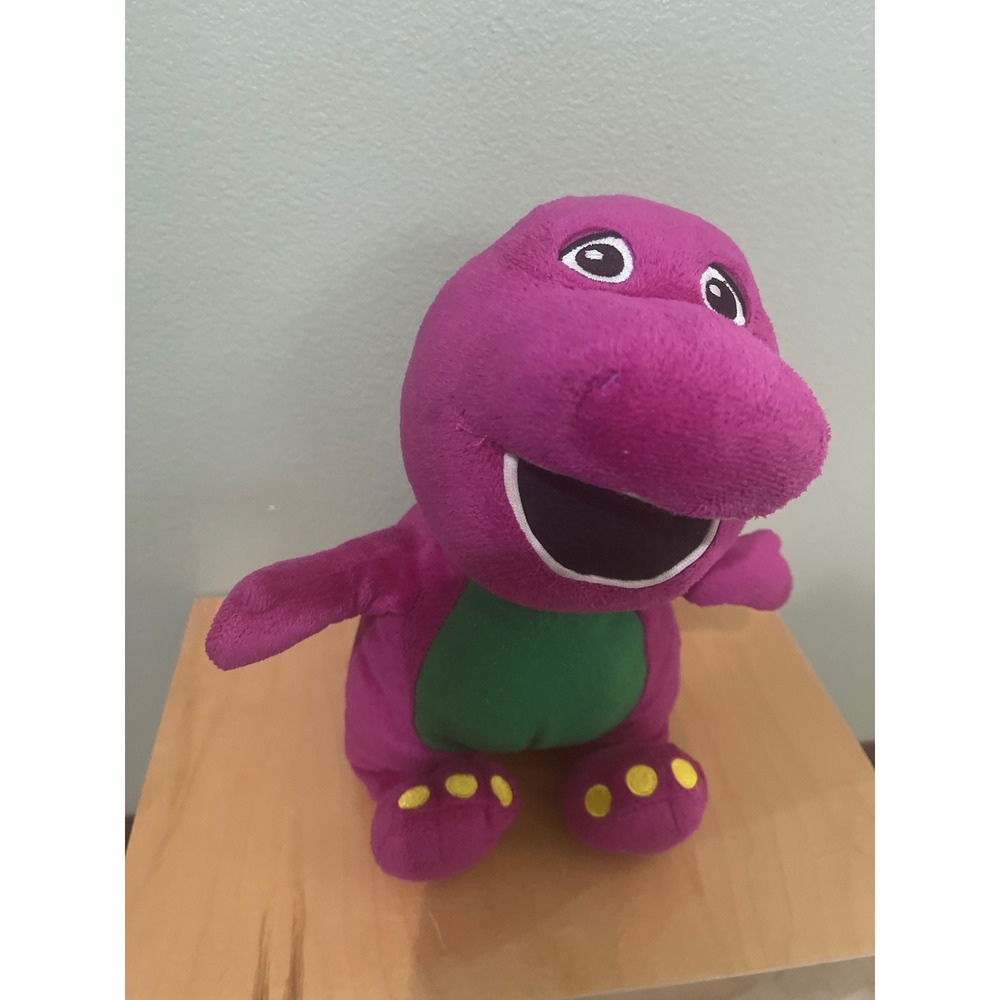 Purple Barney The Dinosaur kids Stuffed Animal Plush Toy Plushie Used